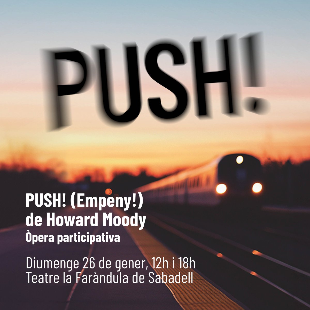 🎶 Assaig pregeneral de PUSH!

Això ja s'acosta i tenim una bona notícia: s'han posat a disposició del públic algunes entrades per a les dues funcions d'aquest diumenge 26 de gener!
👇
sabadellcultura.koobin.cat/push?_gl=1%2A1….