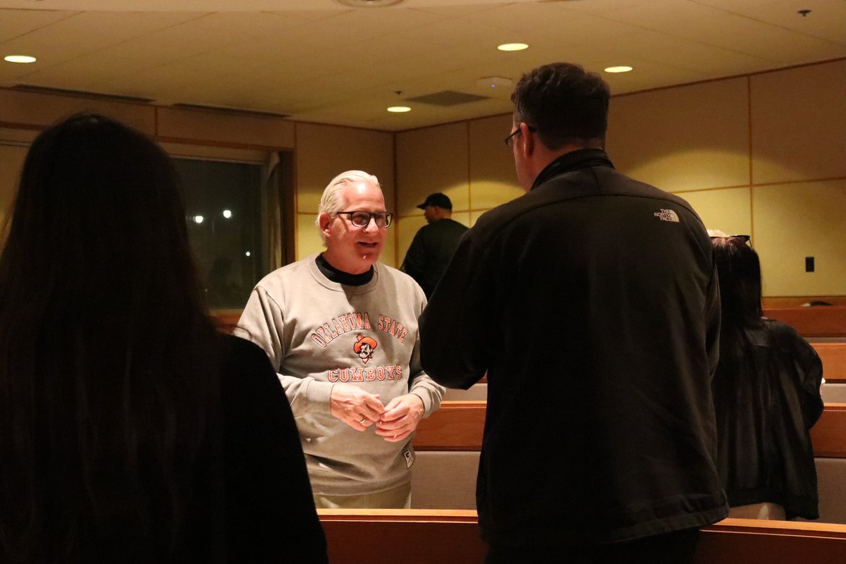 okstate_Global's tweet photo. First Global Briefing Series of 2025 β
Read more about former CIA officer John Sipherβs visit to campus β‘οΈ https://t.co/xfxsoblvDP
#GloballyOrange #GlobalBriefingSeries #OkStateGlobal https://t.co/V5syc1nvtZ