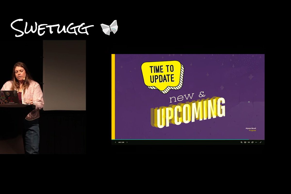 I know some teams and people like to take Fridays to focus on learning. May we suggest two videos from Swetugg 2024? (available on YT)

Why Angular just makes sense (for .NET devs) - Alyssa Nicoll
&amp;
Lessons learned from public sector cloud implementations - Magnus Mårtensson
