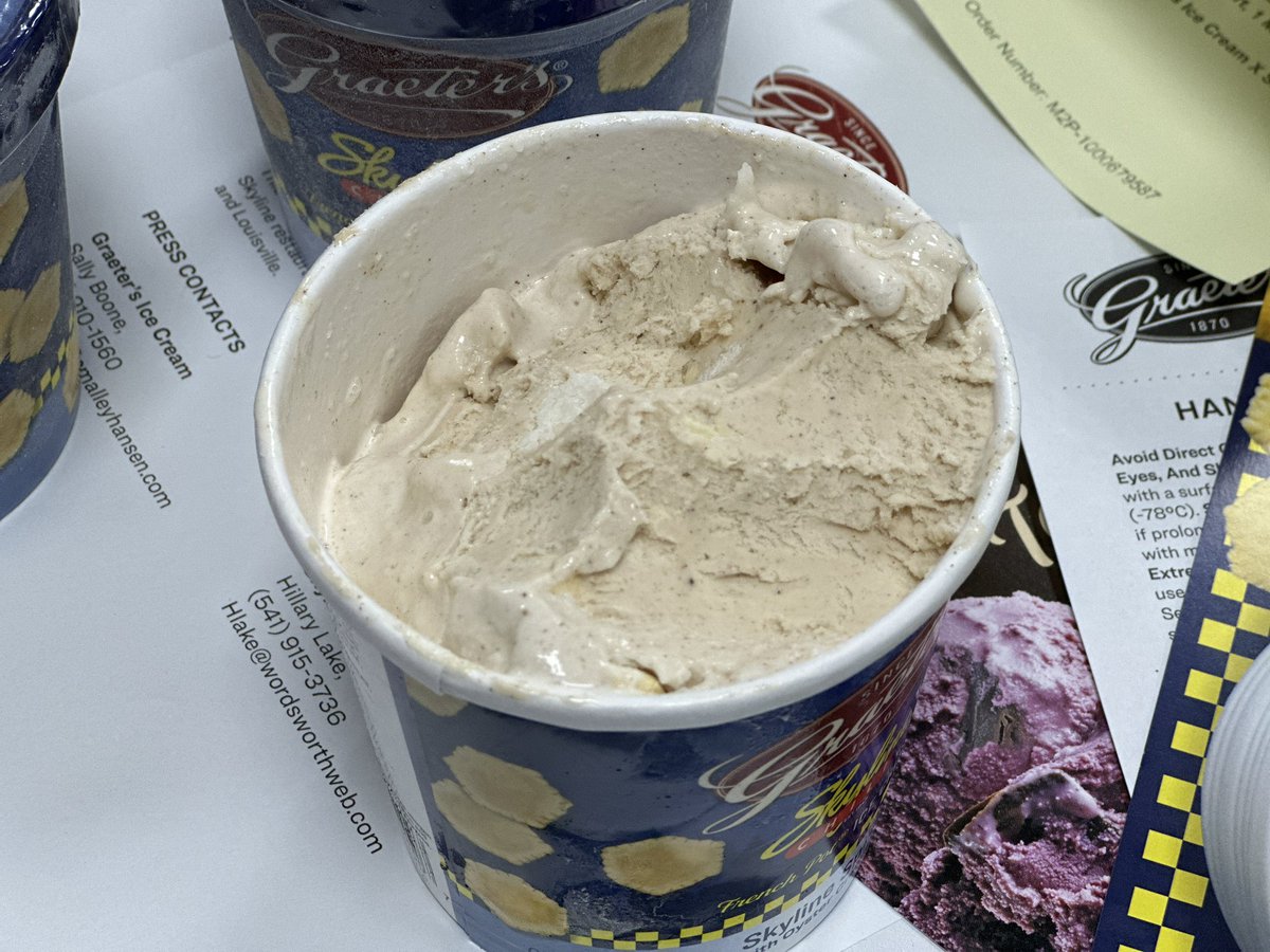 Chris Knight (@photogonfire) on Twitter photo So this showed up in the <a href="/WLWT/">WLWT</a> newsroom today… Not gonna lie, I kind of dig it! Mostly a cinnamon taste with a little heat from the <a href="/Skyline_Chili/">Skyline Chili</a> spices. Definitely lives up to the <a href="/graeters/">Graeter's Ice Cream</a> standard of creaminess… I would add xtra oyster crackers #Sweet&Salty So this showed up in the <a href="/WLWT/">WLWT</a> newsroom today… Not gonna lie, I kind of dig it! Mostly a cinnamon taste with a little heat from the <a href="/Skyline_Chili/">Skyline Chili</a> spices. Definitely lives up to the <a href="/graeters/">Graeter's Ice Cream</a> standard of creaminess… I would add xtra oyster crackers #Sweet&Salty
