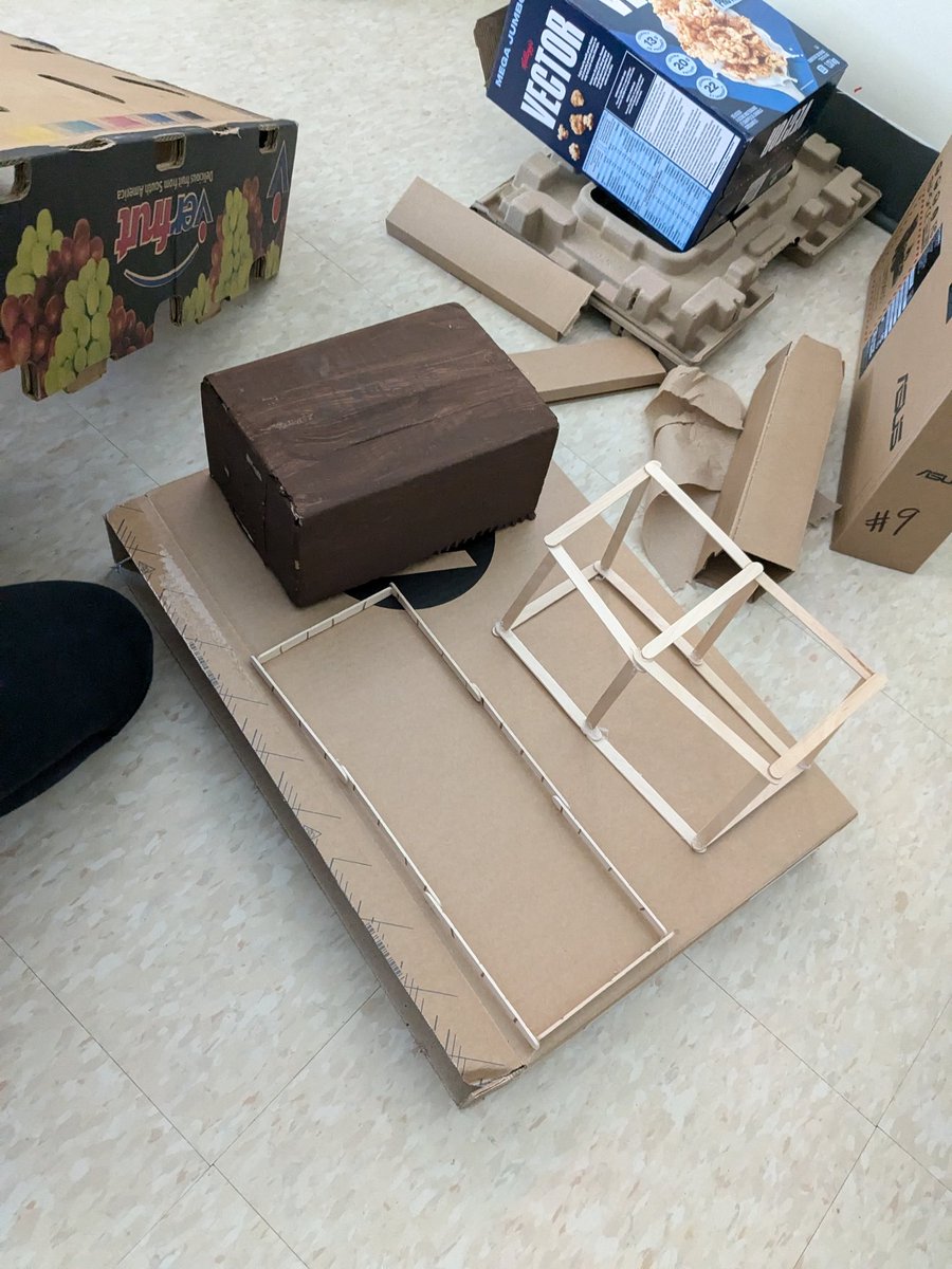 Mrs_Hall7's tweet photo. Future architects in the making! π β¨ Our grade 5 students @StGabrielOCSB are using thermal energy concepts to design sustainable eco-homes for their science project. π±π #EcoFriendly #ThermalEnergy #Sustainability #FutureBuilders #Grade5Science https://t.co/fUh8589kcp