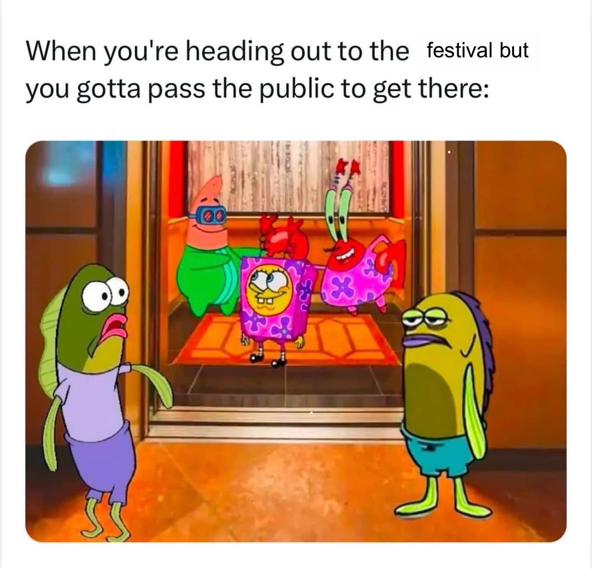 SOSMP's tweet image. Has this happened to you? 😅

#FunnyFriday #MusicFestival #SOSMP