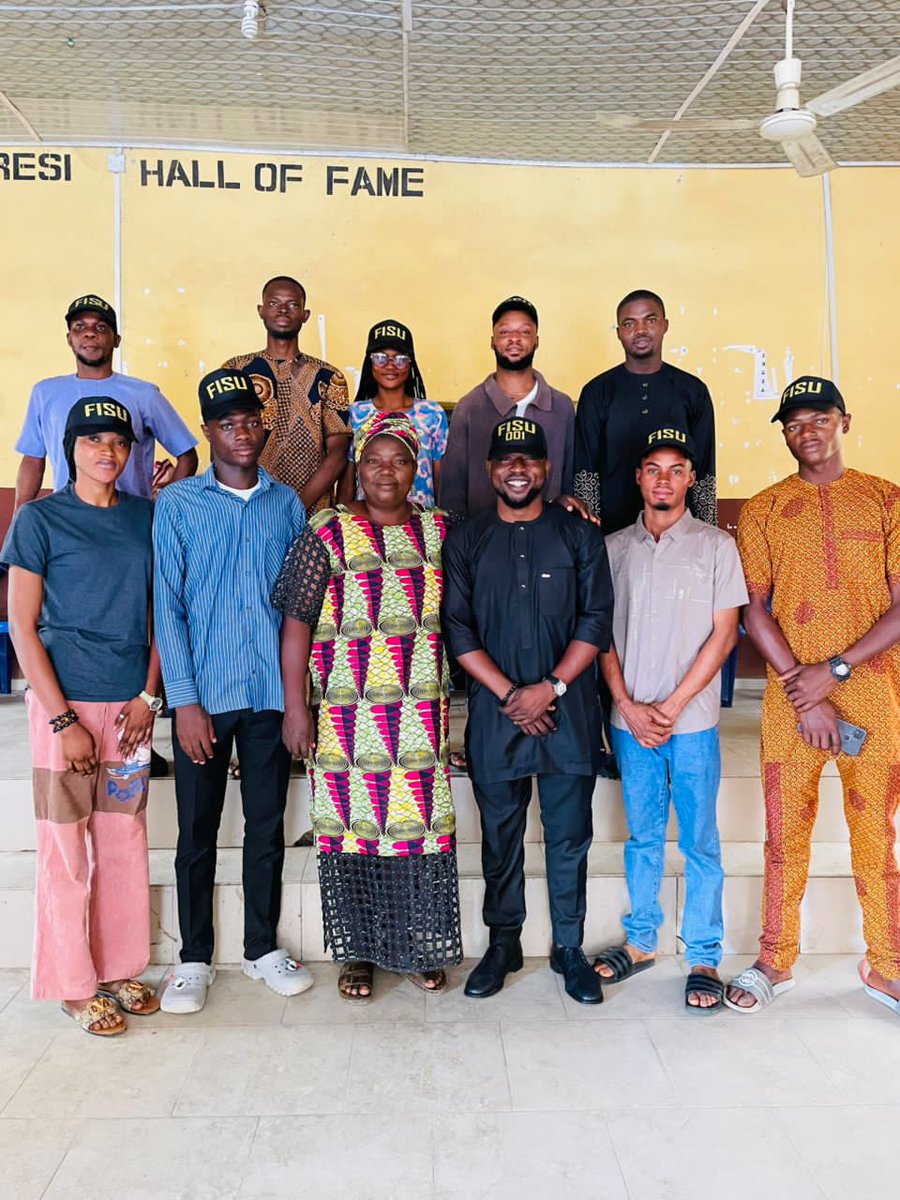 FISU_Official's tweet photo. On the 31st of December 2024, FISU elected Comr. Odegbile Tosin Moses @Odetos1  as the president of the Federation of Iresi Student Union and other executives. Congratulations Mr. President. https://t.co/130rek7sFZ