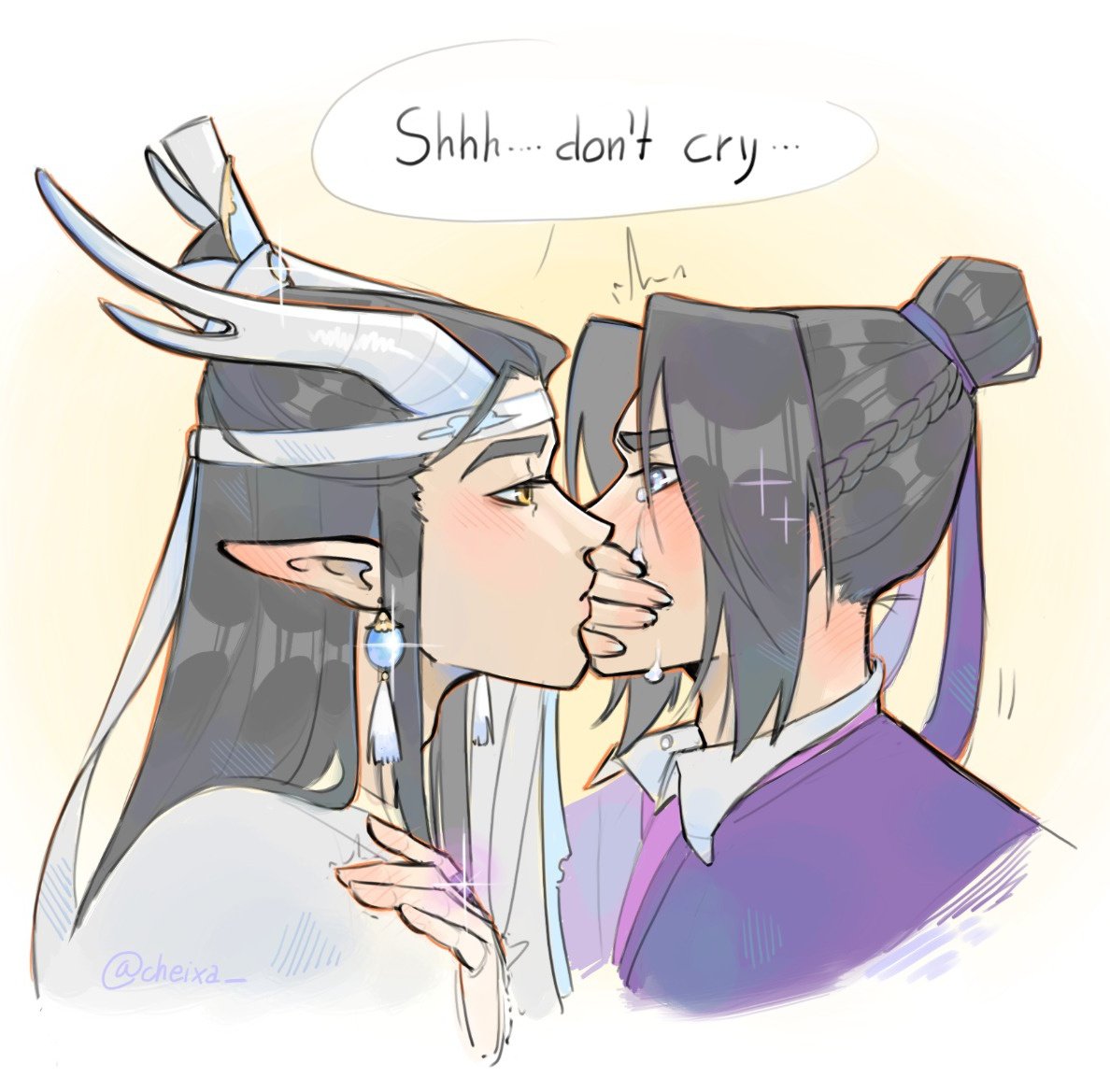 #jiangcheng #lanxichen #dragonhuan #mdzs #xicheng 💙💜 Where Lan Xichen is tired of watching Jiang Cheng suffer from afar....