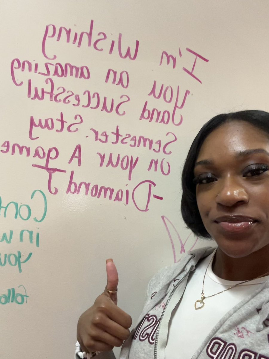 diamondja1218's tweet photo. As we finish the first official week back, I’m wishing everyone a successful and productive spring semester and I am excited to see all the great things this semester brings us! #SCOMUP https://t.co/Ejq5gs8M89
