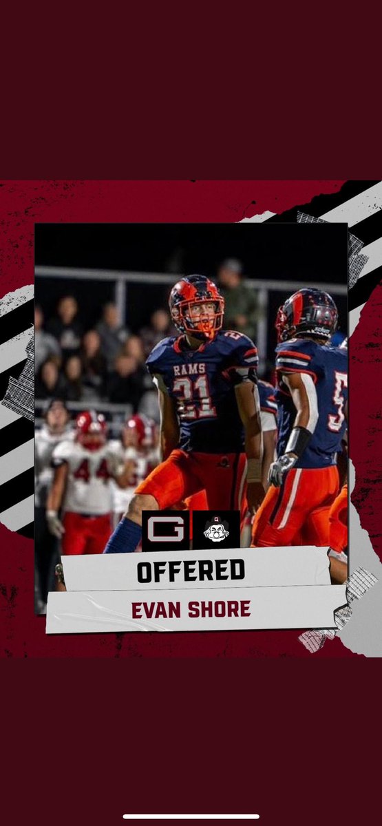 Evanshore07's tweet photo. Blessed to receive my 2nd offer 
@thirty343543 @_CoachKJones @GATAGridiron @NCPreps @RecruitSHSGATA https://t.co/KxQz7tlFaO