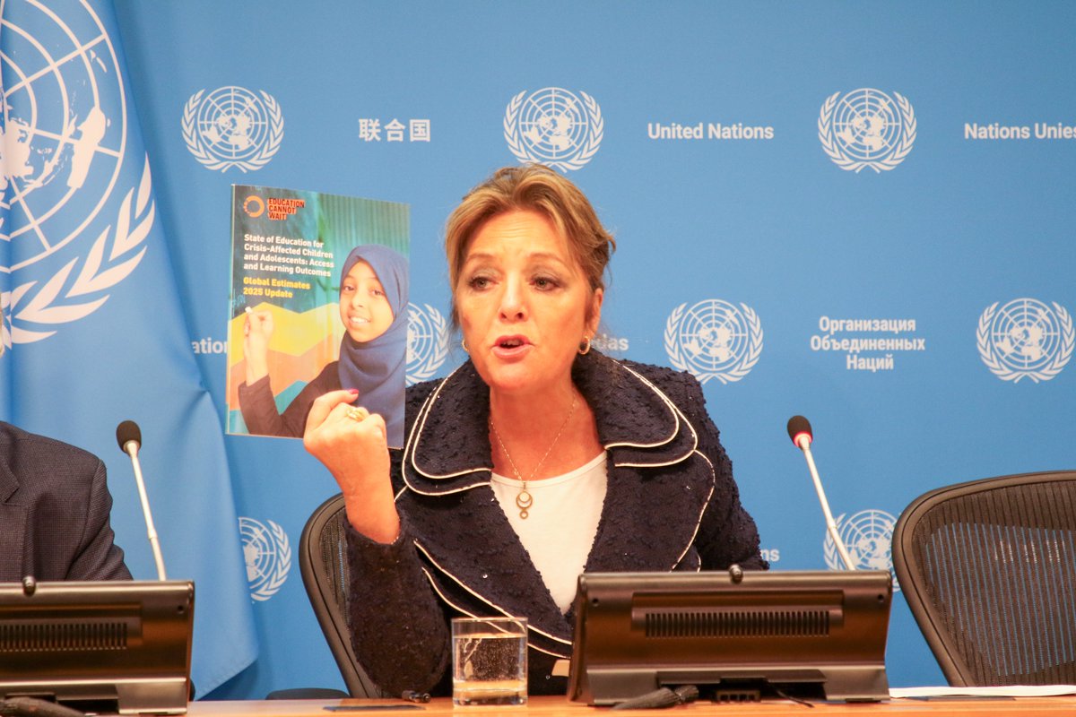 “<a href="/EduCannotWait/">Education Cannot Wait</a> just released our latest Global Estimates Report. Today, there are 234M children in emergencies &amp; protracted crises who do not access a #QualityEducation – over the past three years alone, this number has increased by a staggering 35M. How many times do we have to