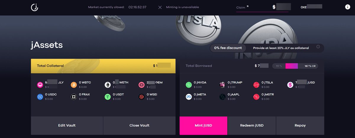 🚀 Ich habe $jMSTR gemintet und direkt in den $jUSD/$jMSTR-Pool auf <a href="/jlyvrs/">jellyverse</a> eingebracht, um aktiv zur Liquidität beizutragen! 🌊💎

Liquidität ist das Rückgrat eines starken DeFi-Ökosystems, und ich bin stolz darauf, Teil dieser spannenden Entwicklung zu sein. Mit #jAssets wird