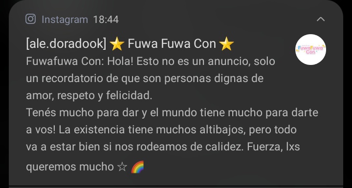 Al3xIsDon3's tweet photo. No sé quien sea la persona que maneje el grupo de difusión de @FuwaFuwaCon pero la quiero una banda 🫂 https://t.co/7awk4jpWqj