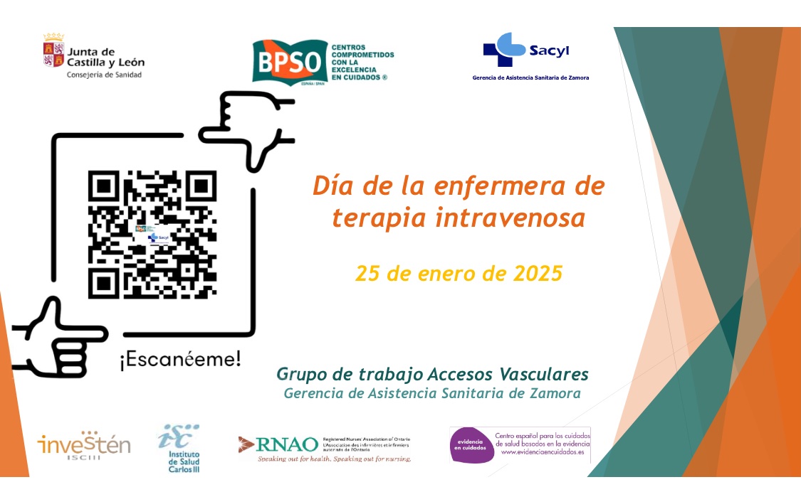 Los impulsores de accesos vasculares del BPSO Zamora celebra el día de terapia intravenosa y tres años de trabajo 🤗🤗 de implantar evidencia , buenas prácticas 
Videos Informativos saludcastillayleon.es/profesionales/…