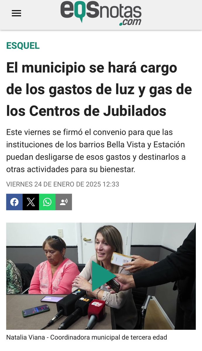 Con el objetivo de poner en valor los espacios de la tercer edad el municipio no solo absorberá los consumos de los servicios de luz y gas, sino que también colaborará con el mantenimiento de los edificios, y contarán los centros con talleres culturales, educativos y deportivos.