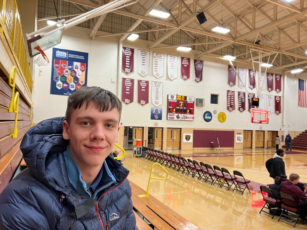 Aurek Fenn (@aurekfenn) on Twitter photo Enjoyed watching <a href="/KUBearsMBB/">Kutztown University Men's Basketball</a> play the other night. Also nice to finally meet Coach Driscoll and Coach York. #unofficial Enjoyed watching <a href="/KUBearsMBB/">Kutztown University Men's Basketball</a> play the other night. Also nice to finally meet Coach Driscoll and Coach York. #unofficial