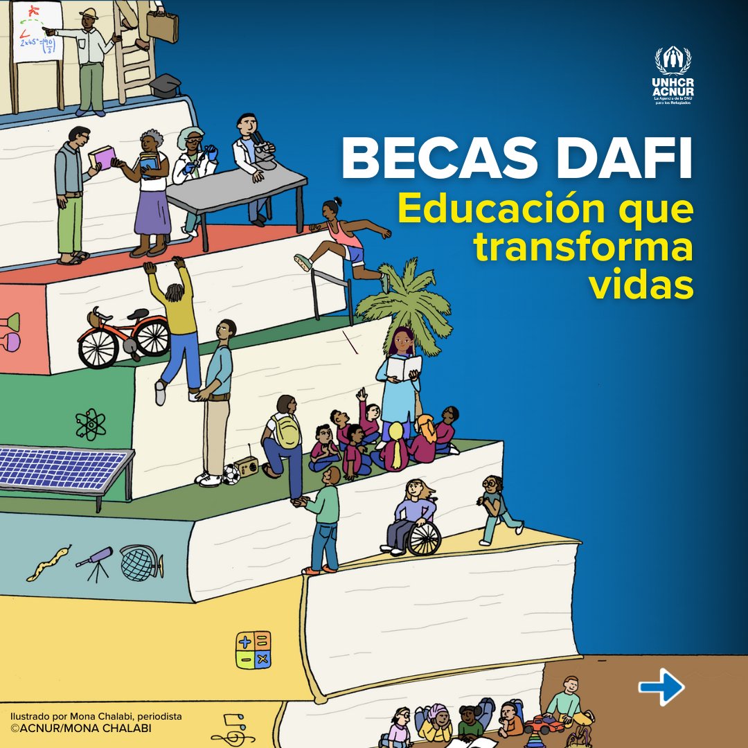 AcnurColombia's tweet photo. En 2024, más de 20 jóvenes forzados a huir accedieron a becas universitarias gracias al programa DAFI y al apoyo de 🇩🇪Alemania y 🇩🇰Dinamarca.

La educación transforma vidas y abre puertas hacia un futuro lleno de oportunidades en 🇨🇴. 🎓💙 https://t.co/Pw3vUvU03g