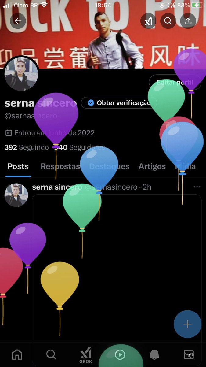 hj nem é meu aniversário, mas vou considerar que seja aeeeeee