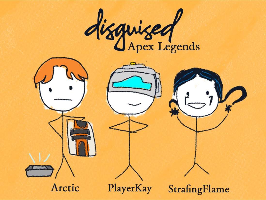 DSG (@disguised) on Twitter photo DSG is sooo back.
Let’s welcome our new Apex Roster that will represent DSG for Champs!
@arcticapex_ <a href="/ThePlayerKay/">QAD PlayerKay</a> <a href="/StrafingFlame/">QAD StrafingFlame</a> <a href="/callmepandalol/">Pandaz809</a>
Our first game will be at 4 PM PST on Jan 28th #DSGWin DSG is sooo back.
Let’s welcome our new Apex Roster that will represent DSG for Champs!
@arcticapex_ <a href="/ThePlayerKay/">QAD PlayerKay</a> <a href="/StrafingFlame/">QAD StrafingFlame</a> <a href="/callmepandalol/">Pandaz809</a>
Our first game will be at 4 PM PST on Jan 28th #DSGWin