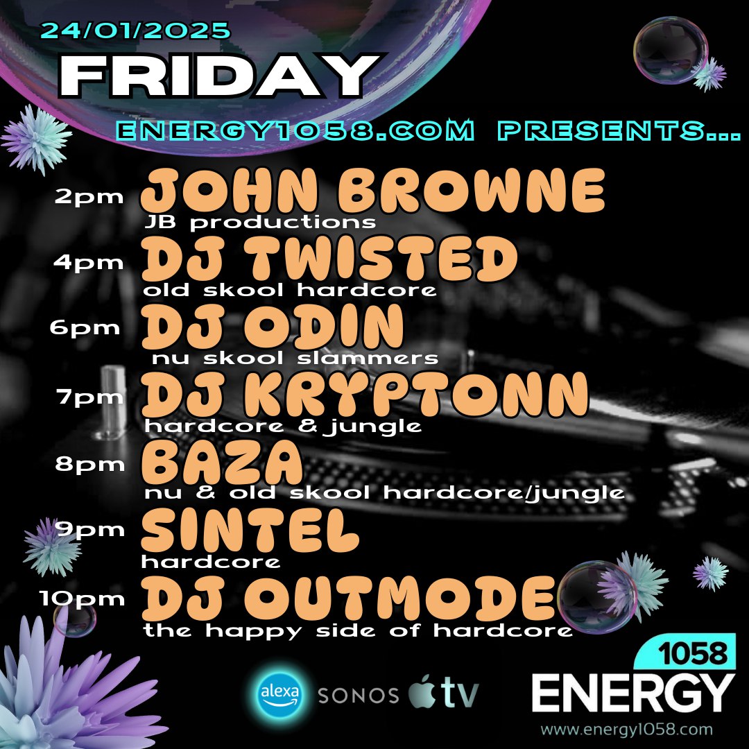 I'm about to go live with The Happy Side Of Hardcore on the mighty energy1058.com 

Tune in, have a listen, maybe even pop into the chatroom to say hello😁 
#happyhardcore #djoutmode #energy1058