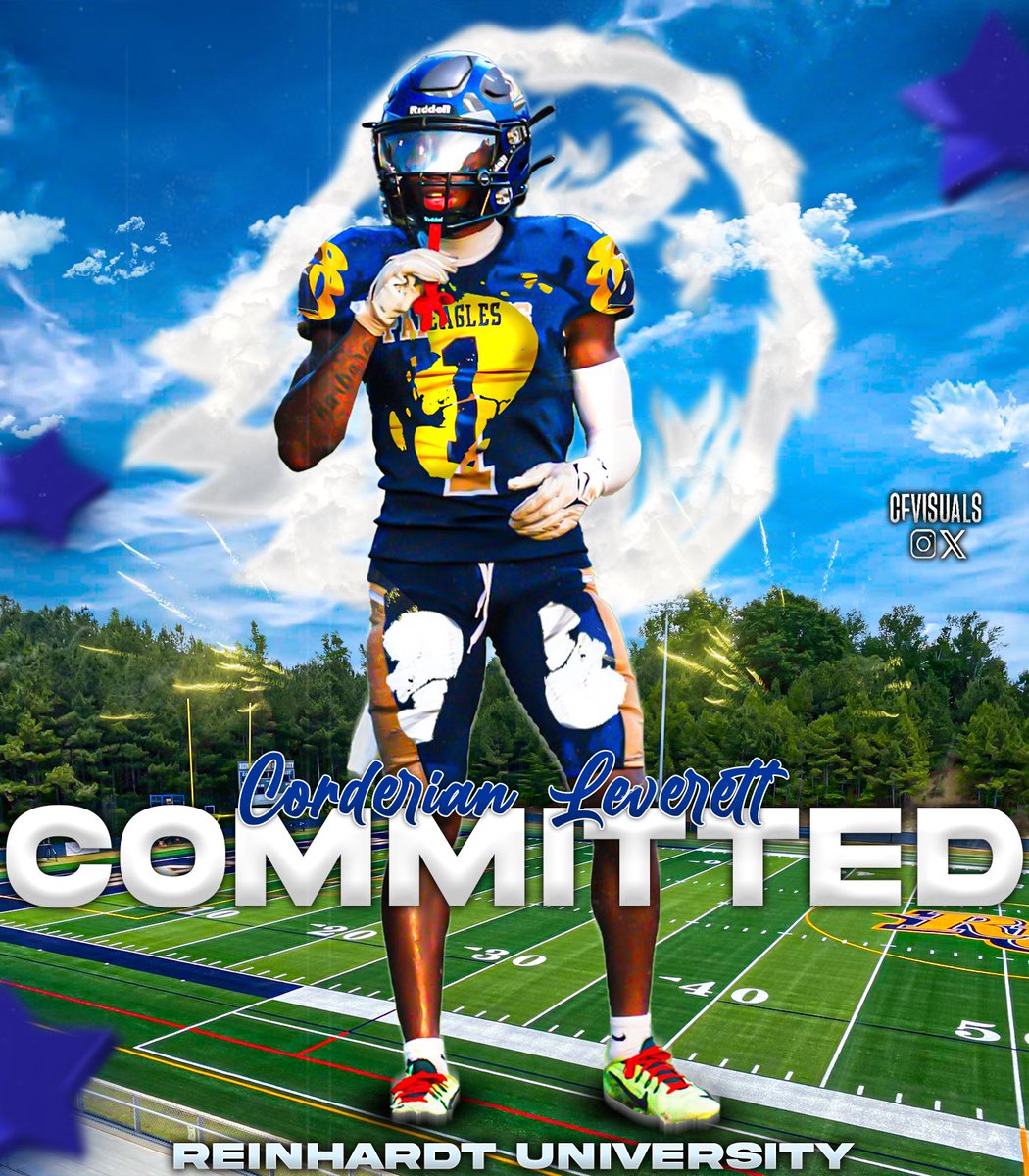 Corderian Leverett (@cleverett2025) on Twitter photo Thank God For It All Forever Grateful 🫶🏽 100% Committed Go Eagles 🦅🦅 <a href="/ReinhardtFB/">Reinhardt Football</a> <a href="/William06625962/">William Rogers</a> <a href="/RecruitGeorgia/">Recruit Georgia</a> <a href="/A1Willzz/">Coach McCloud</a> <a href="/SC_PANTHER_FB/">SUMTER COUNTY HS FOOTBALL</a> <a href="/CoachJonesFB/">Coach J. Jones Ed.S.</a> <a href="/coachsellersd/">@coachsellers</a> <a href="/martaviousjr/">Coach Tay</a> Thank God For It All Forever Grateful 🫶🏽 100% Committed Go Eagles 🦅🦅 <a href="/ReinhardtFB/">Reinhardt Football</a> <a href="/William06625962/">William Rogers</a> <a href="/RecruitGeorgia/">Recruit Georgia</a> <a href="/A1Willzz/">Coach McCloud</a> <a href="/SC_PANTHER_FB/">SUMTER COUNTY HS FOOTBALL</a> <a href="/CoachJonesFB/">Coach J. Jones Ed.S.</a> <a href="/coachsellersd/">@coachsellers</a> <a href="/martaviousjr/">Coach Tay</a>