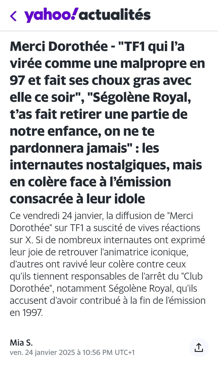 KillnetOff's tweet photo. Merci #Yahoo de défendre notre Dorothée nationale 🥳
👇🏼👇🏼👇🏼
📰-https://t.co/I23hdglL5M

#MerciDorothée https://t.co/lOr7FU7rDZ
