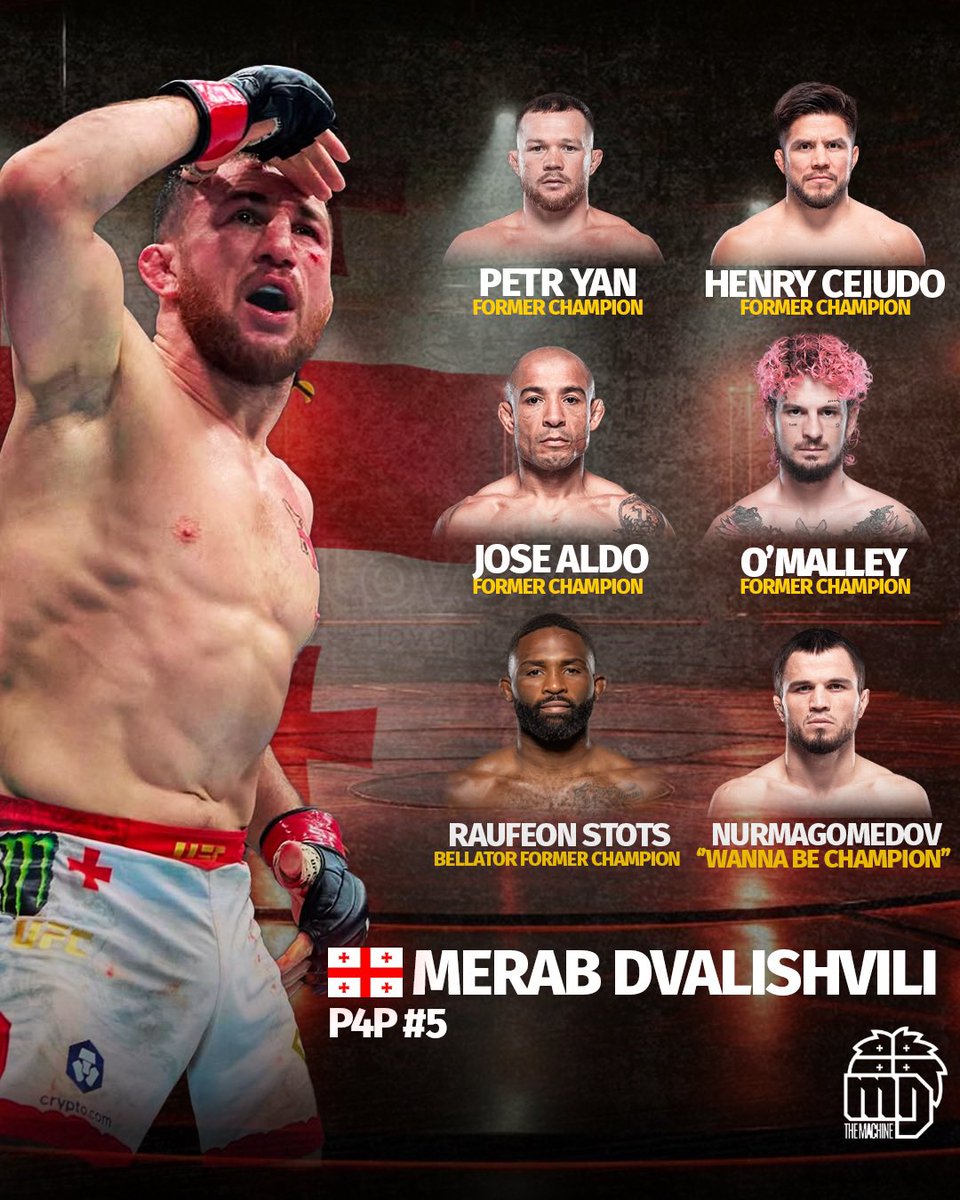 Merab “The Machine” Dvalishvili tweet media