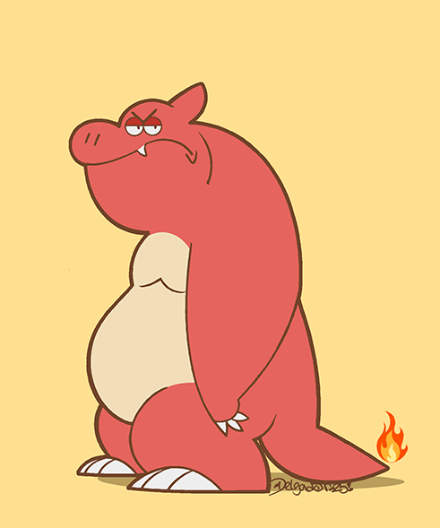 THIS is a charmeleon. I'll die on that hill.
 #pokémon #pokemon #charmeleon #illustration #illustrationartists #characterdesign #firetypepokemon