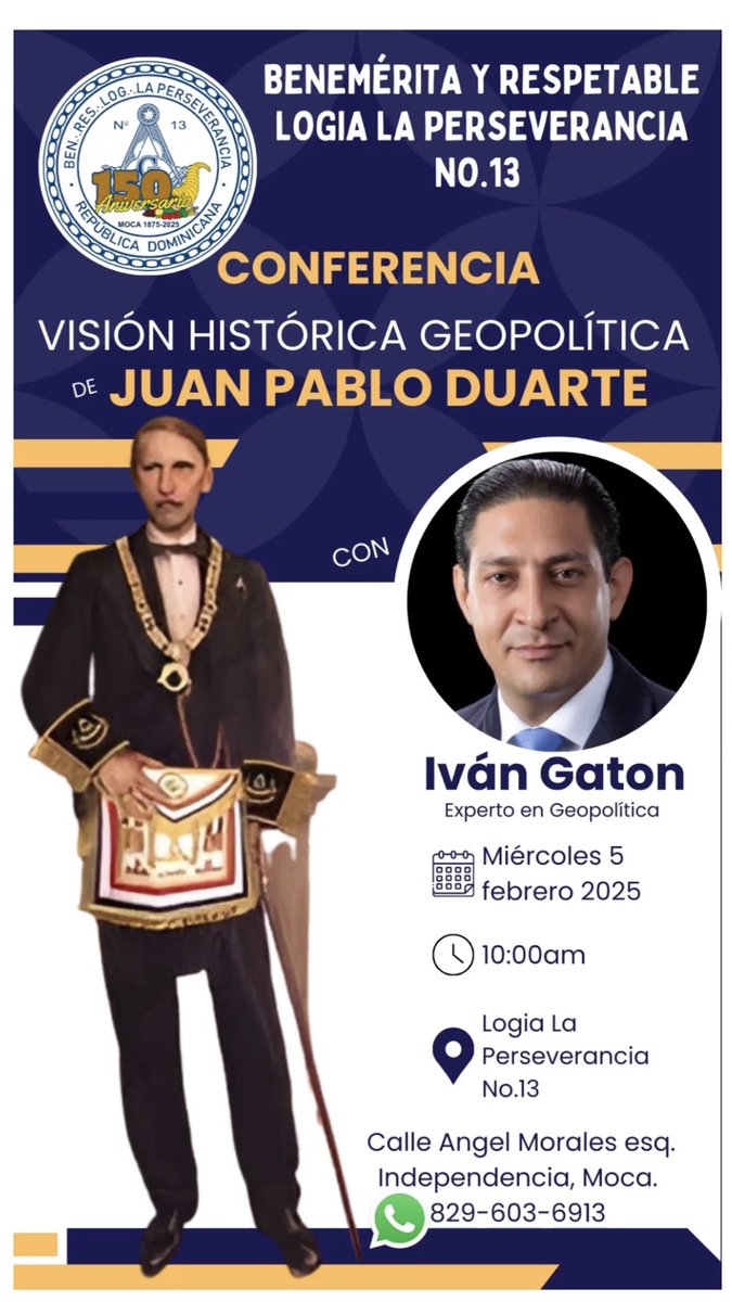 Gran Logia Rep. Dom. tweet media