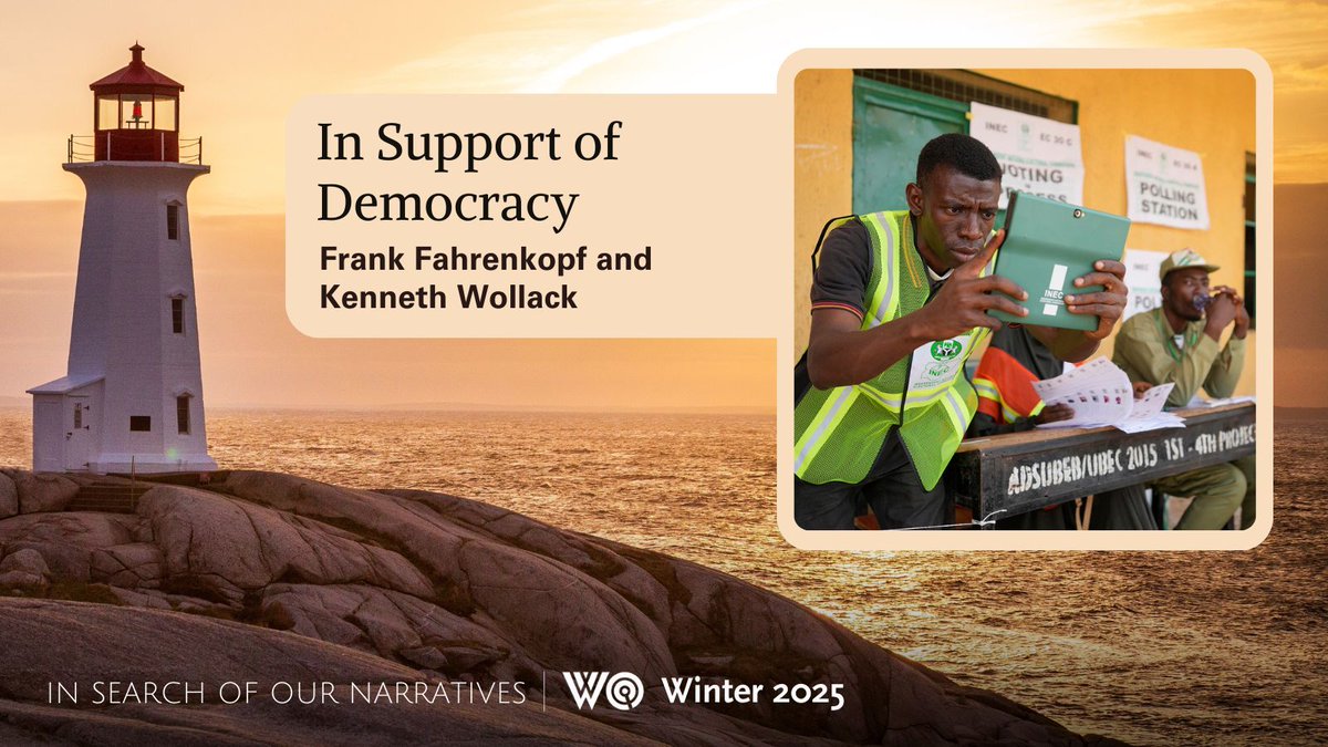 In today’s interconnected world, <a href="/kwollack/">Kenneth Wollack</a> &amp; Frank Fahrenkopf of <a href="/NEDemocracy/">NEDemocracy</a> posit that promoting democracy abroad remains at the intersection of American values and interests.  
Out now in In Search of Our Narratives 
#GuidingNarratives 
buff.ly/4hiH5f6