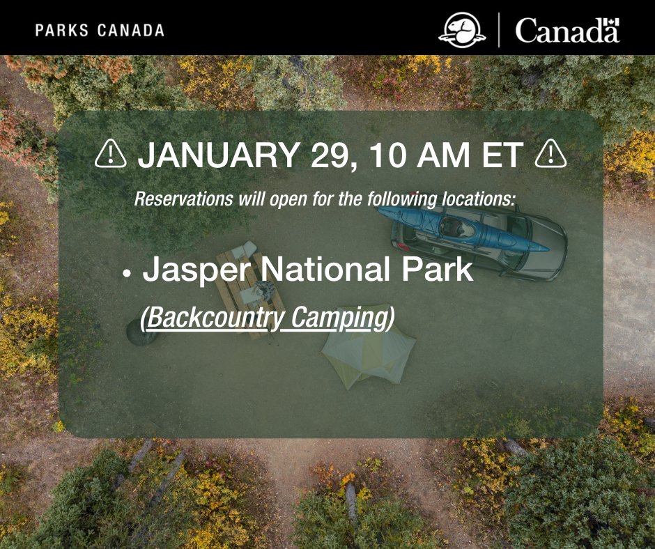 Canada National Parks Camping Reservations
