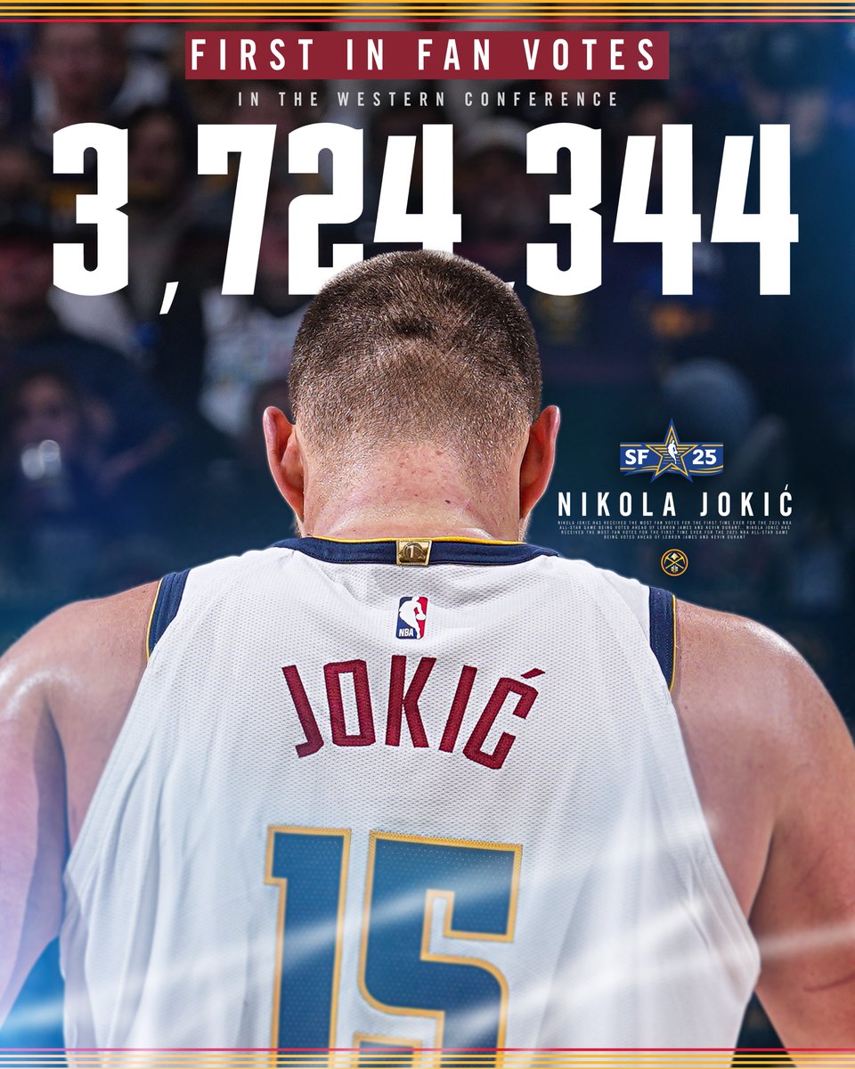 nuggets's tweet photo. The unanimous choice 🃏 https://t.co/19vyg45gNU
