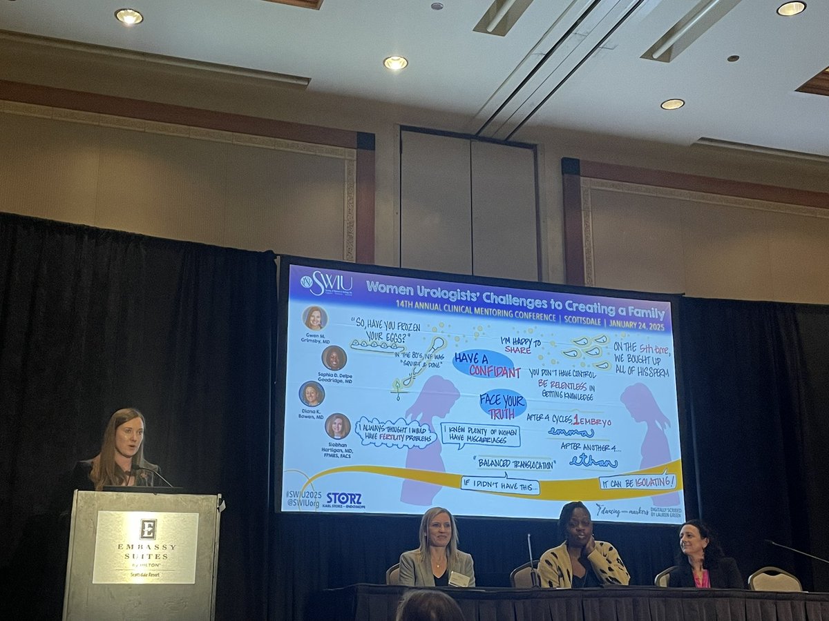 An incredible panel of urologists discussing each of their unique paths to parenthood ✨