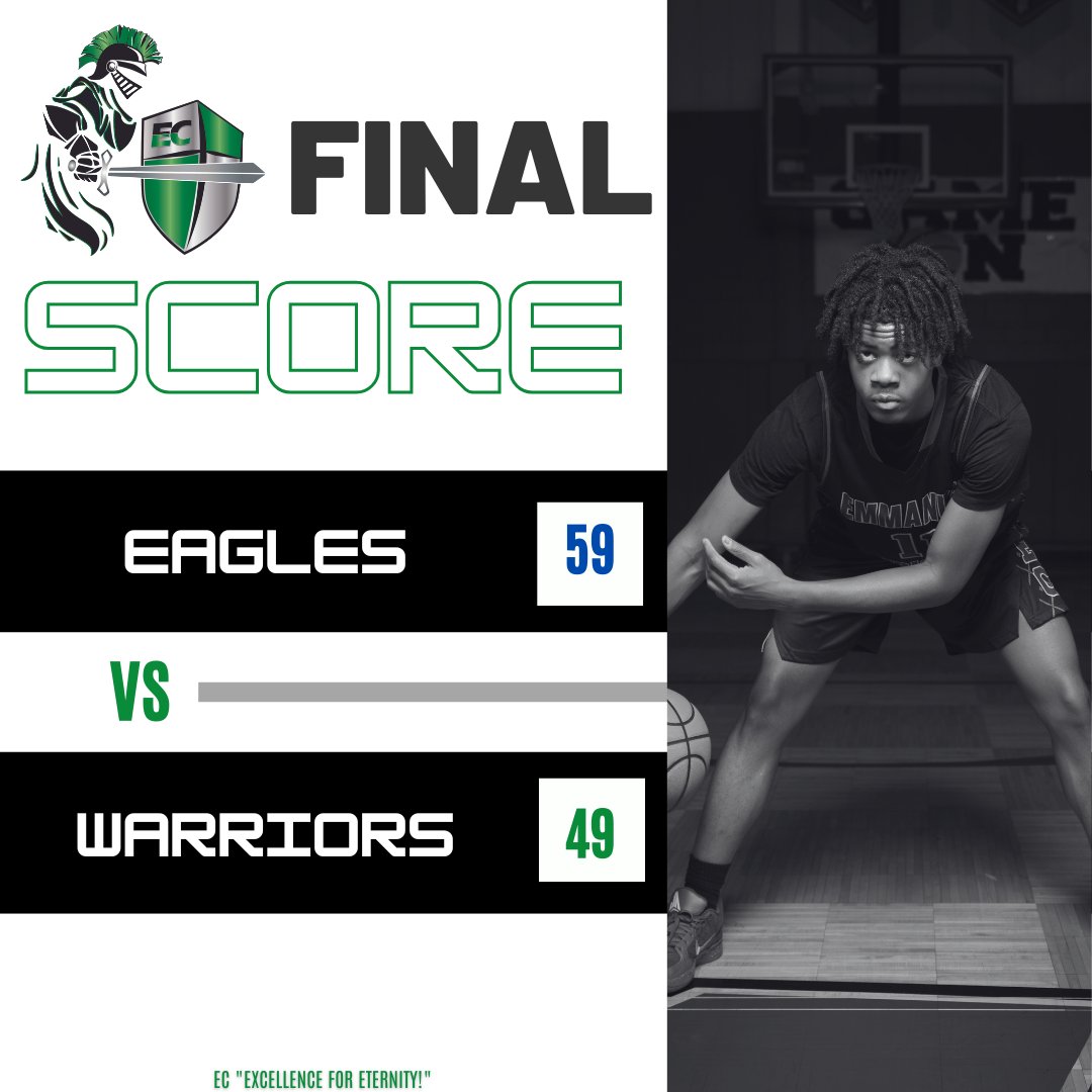 EC Athletics (@ecsportstoledo) on Twitter photo Warriors fall to league rival
Eagles had 25 F.T. attempts
<a href="/AntwoineMister2/">Antwoine Mister</a> 14pts 3 ast 1 stl
Coley 14pts 2 stl
<a href="/AnthonyTrombl11/">Anthony Trombley</a> 11pts 2 reb
<a href="/CedricHester21/">Cedric Hester JR</a> 8pts 8 reb 2 blks
Back in action 🎬 tomorrow
#HonorTheHouse⚔️🏀 Warriors fall to league rival
Eagles had 25 F.T. attempts
<a href="/AntwoineMister2/">Antwoine Mister</a> 14pts 3 ast 1 stl
Coley 14pts 2 stl
<a href="/AnthonyTrombl11/">Anthony Trombley</a> 11pts 2 reb
<a href="/CedricHester21/">Cedric Hester JR</a> 8pts 8 reb 2 blks
Back in action 🎬 tomorrow
#HonorTheHouse⚔️🏀