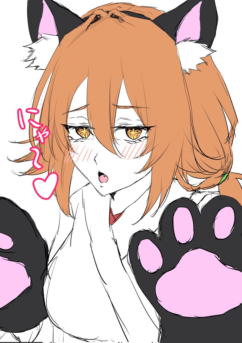#いいねした人は私のイラストを自分の絵柄で描く
フクのお姉ちゃんを描いてもらえるんですか!!? 
