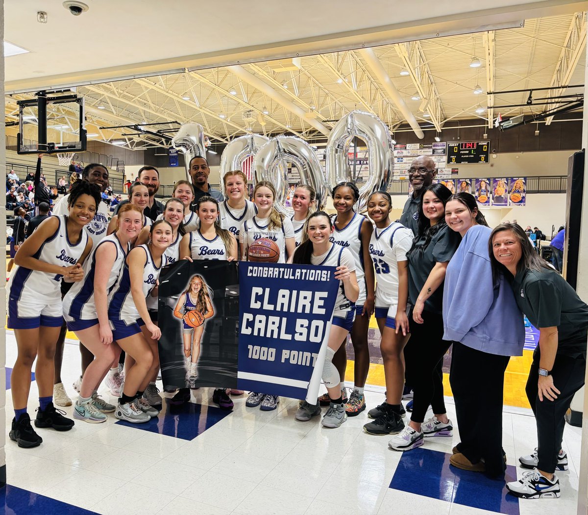 1,000 POINTS! A HUGE congratulations to <a href="/Clairecarlson03/">Claire CARLSON</a> on hitting this incredible milestone as a JUNIOR! Your hard work, dedication, and love for the game have paid off. This is just the beginning—keep making history!  🙌🏼🔥 #1000PointsClub

 <a href="/KyleSandy355/">Kyle Sandy</a> <a href="/northgareport/">Adrian | Ken</a>