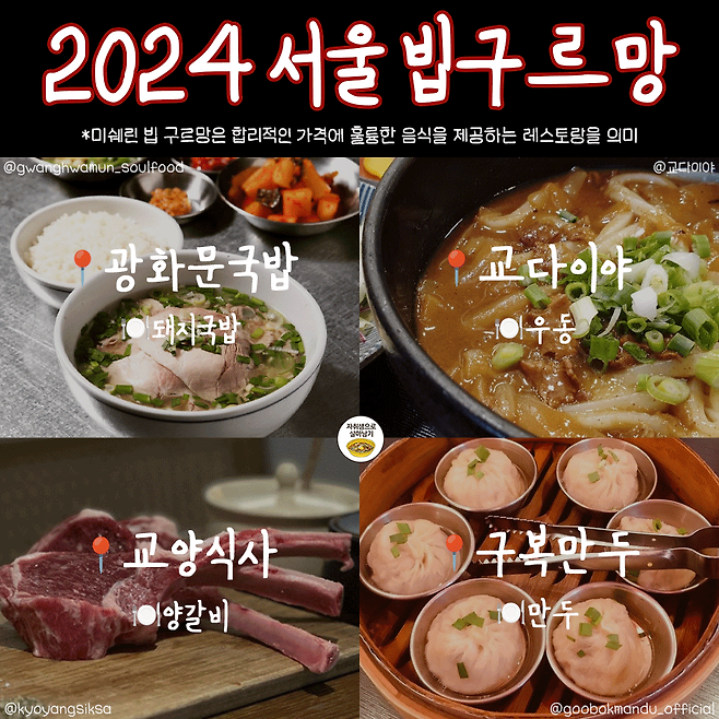 where__going's tweet photo. 미쉐린에서 선정한 2024년 서울 맛집 지도 https://t.co/fw8TjqATr6