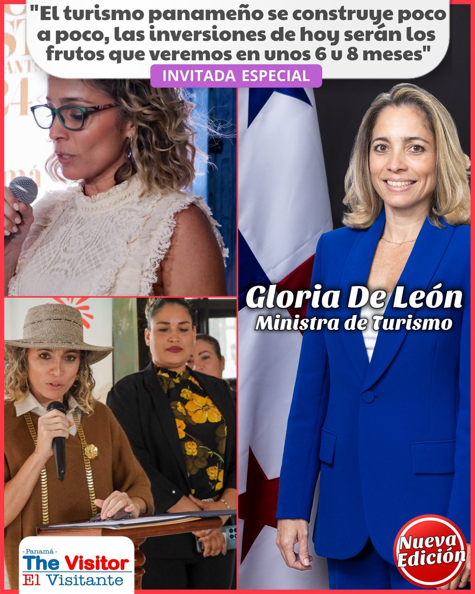 Descubre esta entrevista exclusiva la Ministra de Turismo de Panamá:
thevisitorpanama.info/esp/2025/01/19…
Panamá Más Cerca de Tí!
<a href="/ATP_panama/">Autoridad de Turismo de Panamá</a> <a href="/promtur_panama/">PROMTUR PANAMA</a> <a href="/TBS_GerryD/">The Breakfast Show with Gerry D</a> <a href="/Augybuay/">Augusto Velásquez Ortiz</a> <a href="/PanamaCamtur/">Camtur Camara Nacional de Turismo.</a> <a href="/AFOTUR/">AFOTUR</a> <a href="/APOTUR2/">APOTUR PANAMA</a>