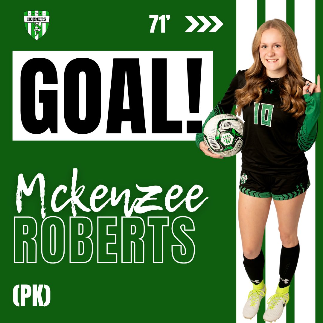 AzleSoccer's tweet image. 71st minute. One shot. PK pressure? Never heard of her. ⚽🔥 

⚽️ Goal: Mckenzee Roberts (71’, PK)
🥅 Shutout: Emma Nelson + her back line

#stingem #weareazle #azleathletics