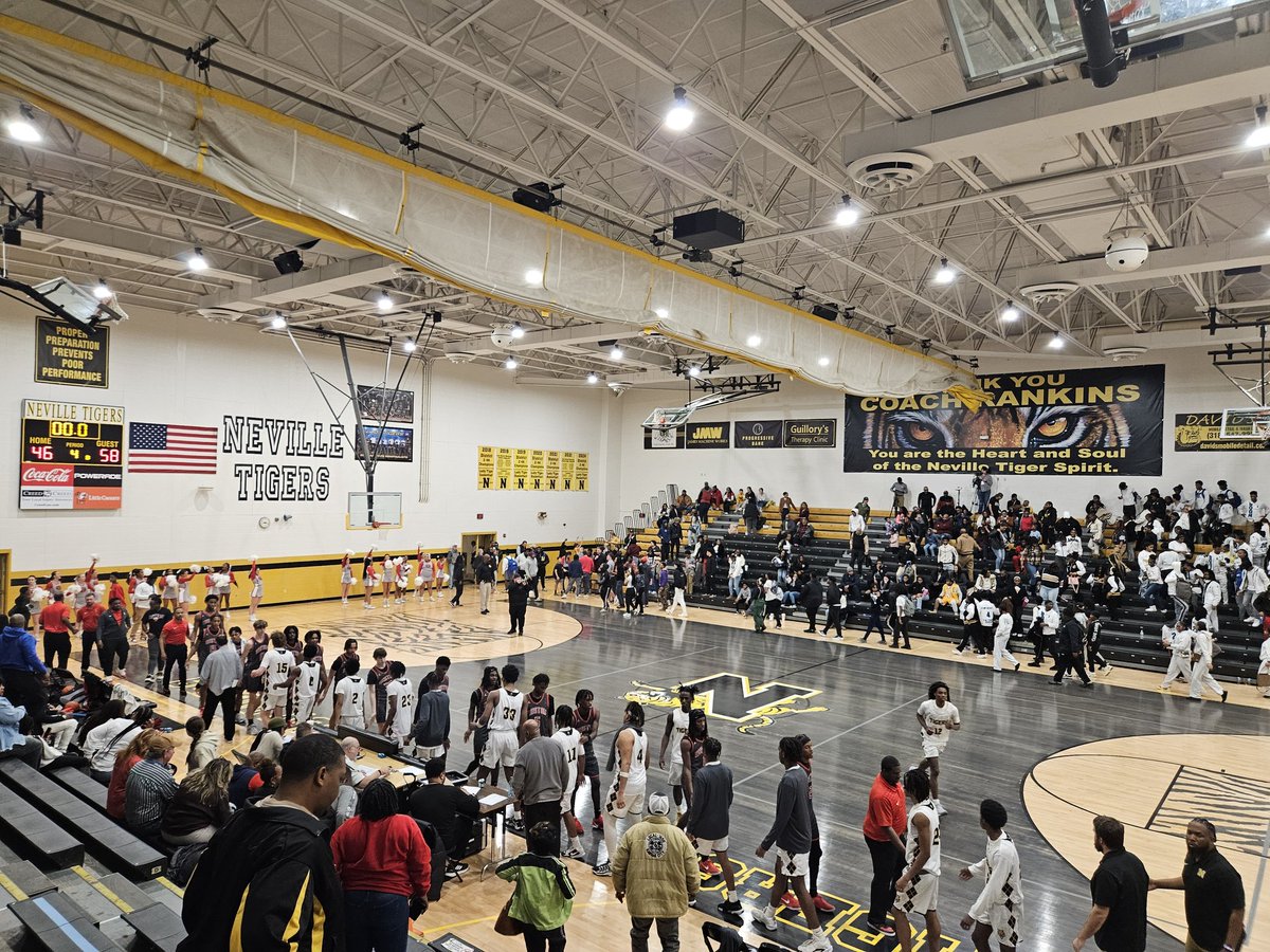 (FINAL: Ruston 58, Neville 46)
Bearcats (11-4, 2-0 district) outscore Neville 36-24 in the second half.

<a href="/AhmadHudson9/">Ahmad Hudson</a>: 25 pts, 16 reb, 4 blk, 4 stls
<a href="/JoranParker/">(J)oran (🅿️)arker</a>: 13 pts (3 threes)
<a href="/Aidan_Anding/">Aidan Anding</a>: 11 pts, 4 stls