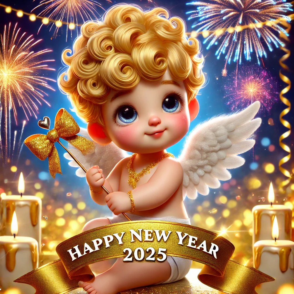 CupidoIniciante's tweet photo. Que 2025 seja cheio de amor e conexões verdadeiras! Feliz Ano Novo! 💘✨ #CupidoJr https://t.co/E1WZwZa74Y