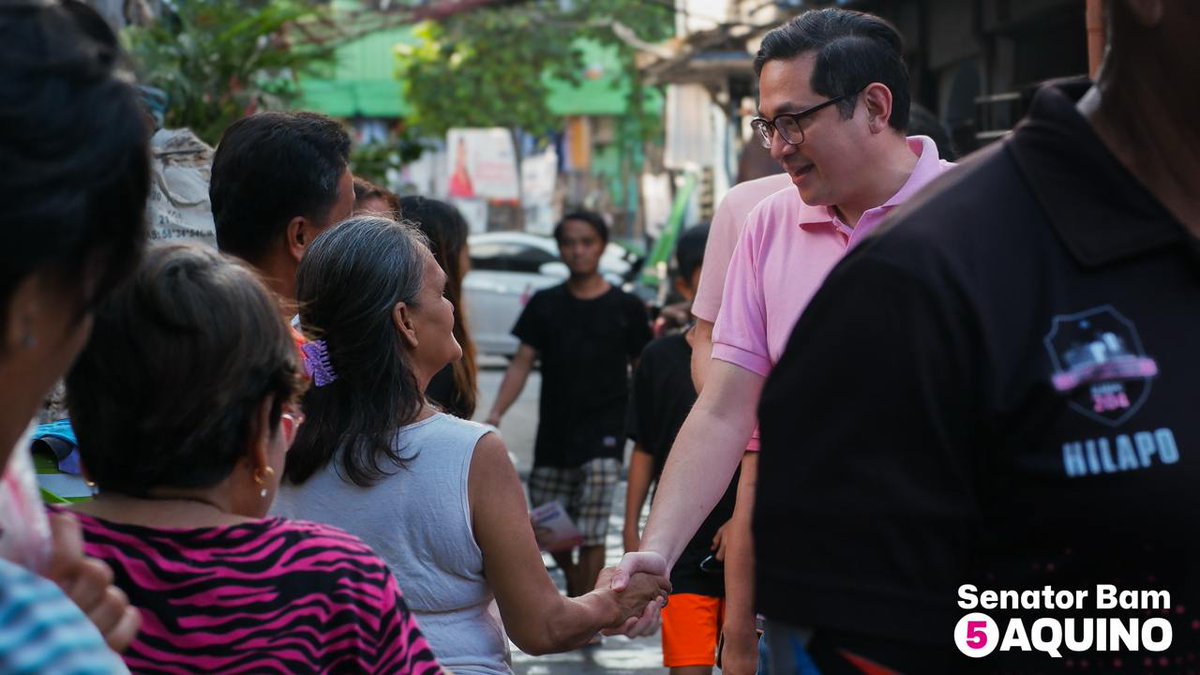 bamaquino's tweet photo. Ibang klaseng energy at umaapaw na pagmamahal ang sumalubong sa atin sa Brgy. Alabang sa Muntinlupa City kahapon! Salamat po sa inyo! Salamat din sa mainit na pagtanggap sa atin ni Kap. TinTin Abas-Ding at ng kaniyang konseho. Tulad po ng sinabi ko, makakaasa po kayo na magiging kakampi niyo ako sa paghahanap ng solusyon sa mga pangangailangan niyo pagbalik natin sa Senado. #5AquinoBam #BamAquino2025 🇵🇭
