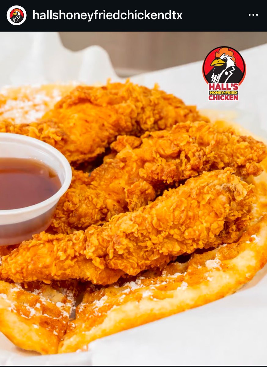 Chicken_man17's tweet photo. Did you say chicken &amp; waffles. If this “real” picture doesn’t make you hungry, I don’t know what will. Waffles are sold @ our Medical District &amp; Carrollton locations only. https://t.co/0BRsooPjsC
