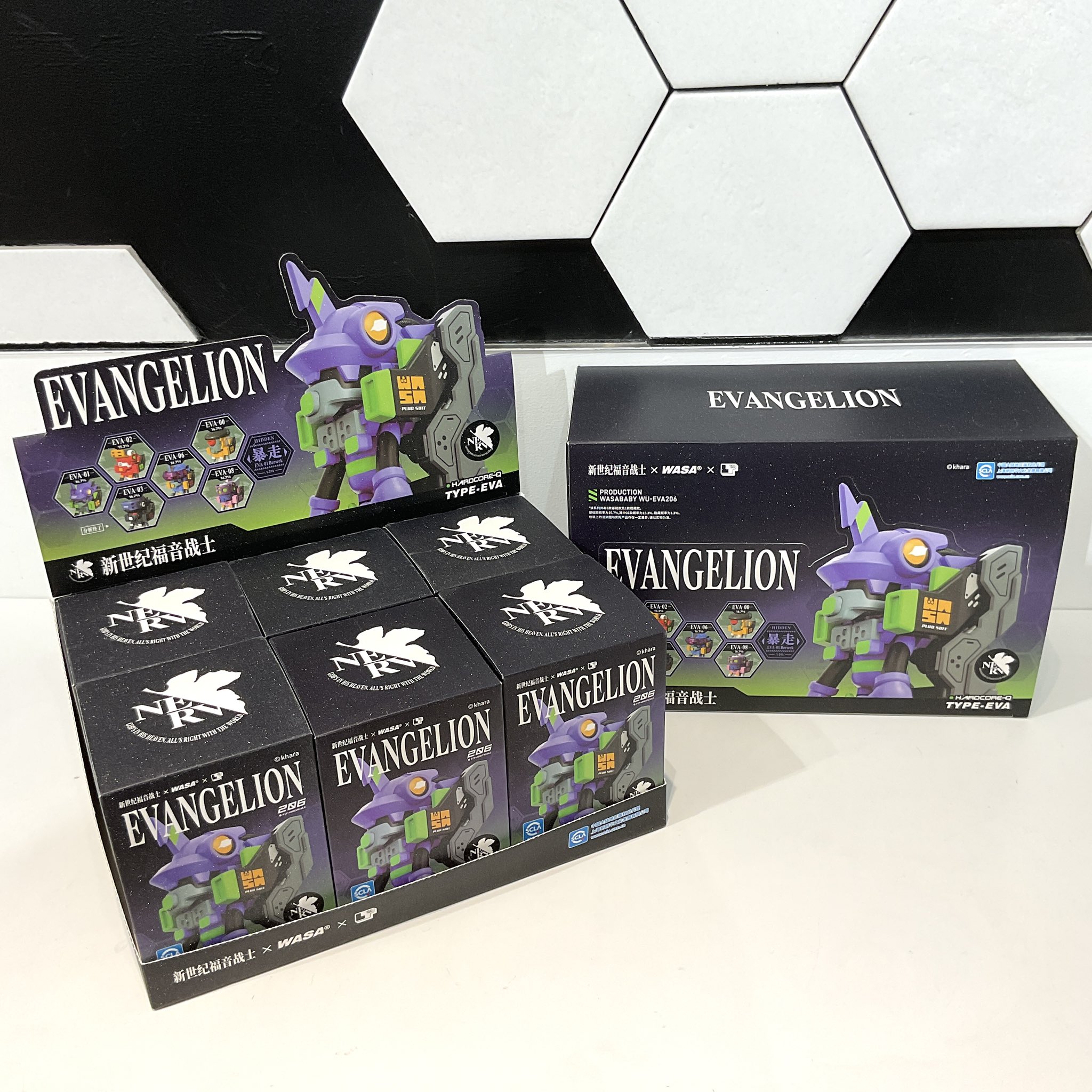 新品未開封　【WASA エヴァ　EVANGELION】2BOX 合計12個 海外限定 エヴァンゲリオン x WASA EVA ブライドボックス 6個