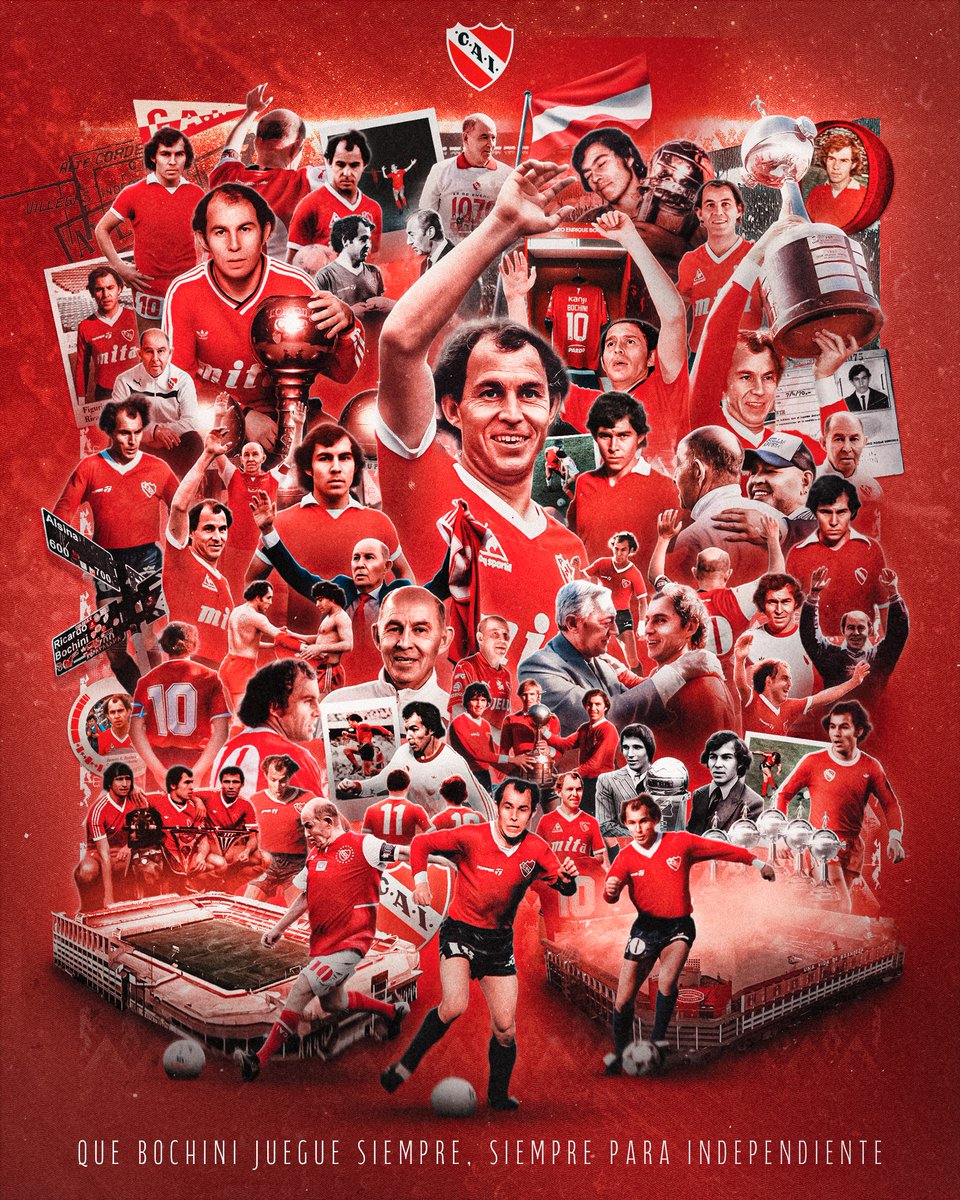 Siempre para #Independiente. Siempre el mejor de los nuestros.

¡Feliz Navidad del Rey de Copas! Feliz cumpleaños, <a href="/BochiniOficial/">Bochini</a> ❤️

#TodoRojo 🔴