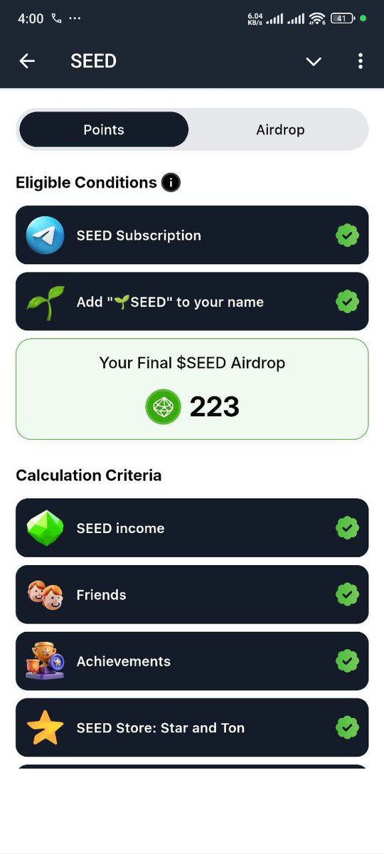 Junaidatta0's tweet photo. Apko Seed Airdrop Se Kitna Allocation Mila Hai . Screenshot Comment kro ✅️👉
#Seedairdrop #seedallocation https://t.co/WYYOcGrbd1