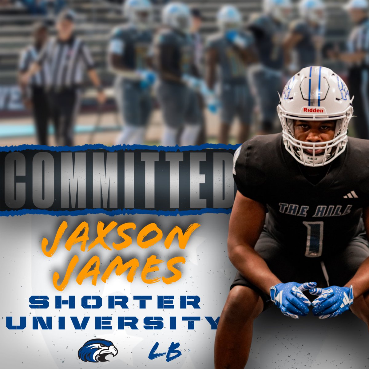 Jaxson James (@jaxsonjames9) on Twitter photo After much prayer and conversation with my family I will continue my football career <a href="/Shorter_FB/">Shorter Hawks Football</a> GO HAWKS 1000% Committed
<a href="/FB_Brookstone/">Brookstone Football</a> <a href="/BrookstoneAth/">Brookstone Athletics</a> <a href="/iamtheprocoach/">The Pro Coach</a> <a href="/RecruitGeorgia/">Recruit Georgia</a> <a href="/coachmorrison58/">Zach Morrison</a> <a href="/CoachZachBrooks/">Zach Brooks</a> <a href="/NCSA_Football/">NCSA_Football</a> <a href="/coach_wwright/">Will Wright</a> After much prayer and conversation with my family I will continue my football career <a href="/Shorter_FB/">Shorter Hawks Football</a> GO HAWKS 1000% Committed
<a href="/FB_Brookstone/">Brookstone Football</a> <a href="/BrookstoneAth/">Brookstone Athletics</a> <a href="/iamtheprocoach/">The Pro Coach</a> <a href="/RecruitGeorgia/">Recruit Georgia</a> <a href="/coachmorrison58/">Zach Morrison</a> <a href="/CoachZachBrooks/">Zach Brooks</a> <a href="/NCSA_Football/">NCSA_Football</a> <a href="/coach_wwright/">Will Wright</a>