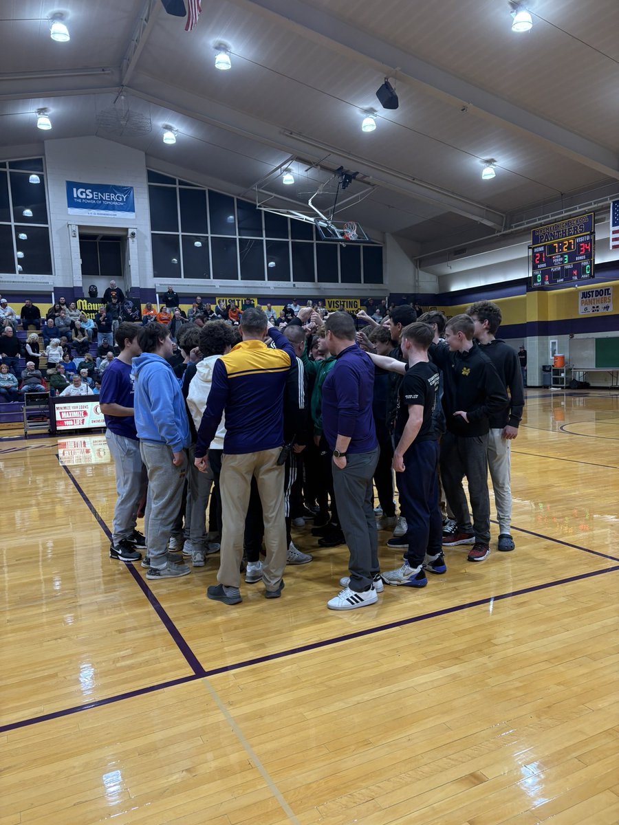 Tonight we got to recognize <a href="/SoccerMaumee/">Maumee Soccer</a> for their outstanding season this past fall ⚽️ District/Sectional/League Champs, Undefeated season (with the exception of regional semi-finals), and numerous All-State/District/League athletes. Congrats gentlemen 💜💛