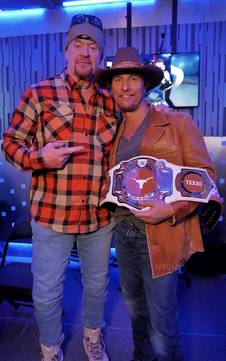 Hook ‘em! #SmackDown

<a href="/WWE/">WWE</a> <a href="/McConaughey/">Matthew McConaughey</a>