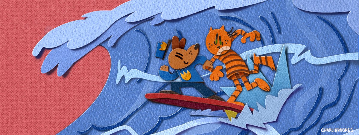 I am mildy obssesed with paper textured art

enjoy my little practice, i thought this sort of style would fit #dogman