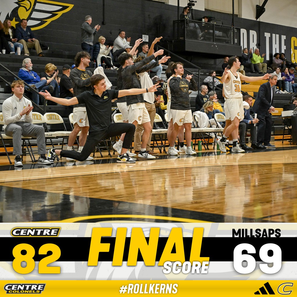 Centre Colonels (@centreathletics) on Twitter photo π | We're going to guess this <a href="/Centre_Bball/">Centre College Basketball</a> bench reaction came after a Ryan Shene three-pointer. The freshman hit 7 of them for a new career high as the Colonels took down the Majors for their 12th win of the year! #RollKerns centrecolonels.com/news/2025/1/24β¦ π | We're going to guess this <a href="/Centre_Bball/">Centre College Basketball</a> bench reaction came after a Ryan Shene three-pointer. The freshman hit 7 of them for a new career high as the Colonels took down the Majors for their 12th win of the year! #RollKerns centrecolonels.com/news/2025/1/24β¦