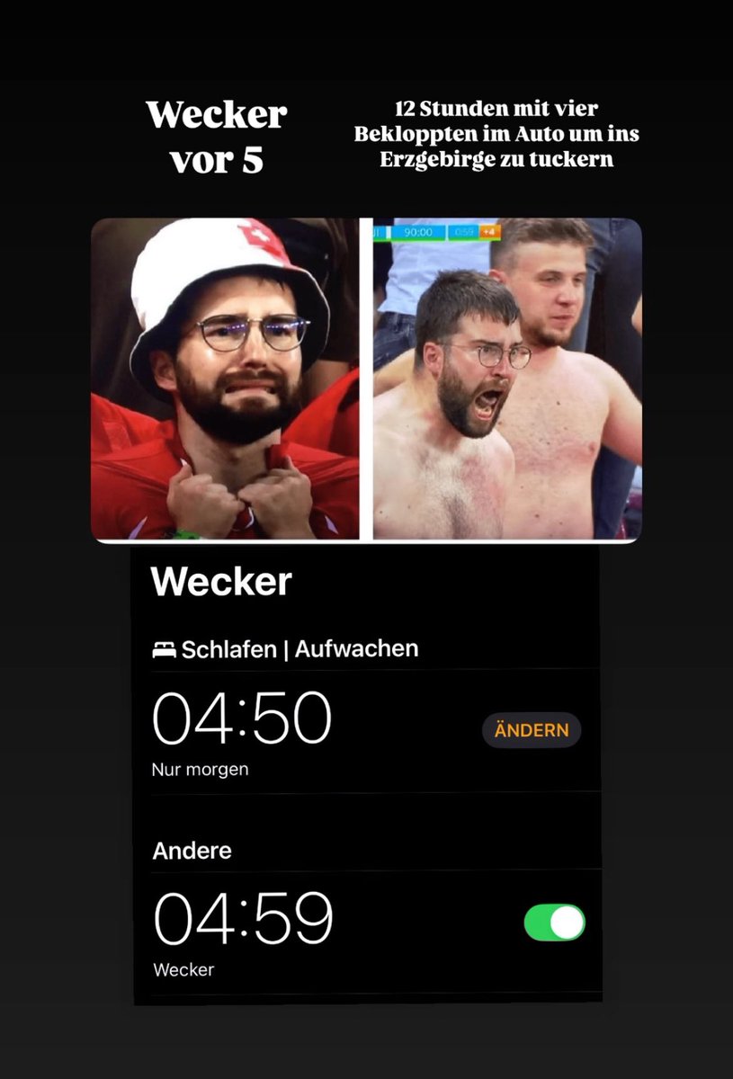 In diesem Sinne wünschen wir allen eine gute Anreise morgen 🤝🏼💜