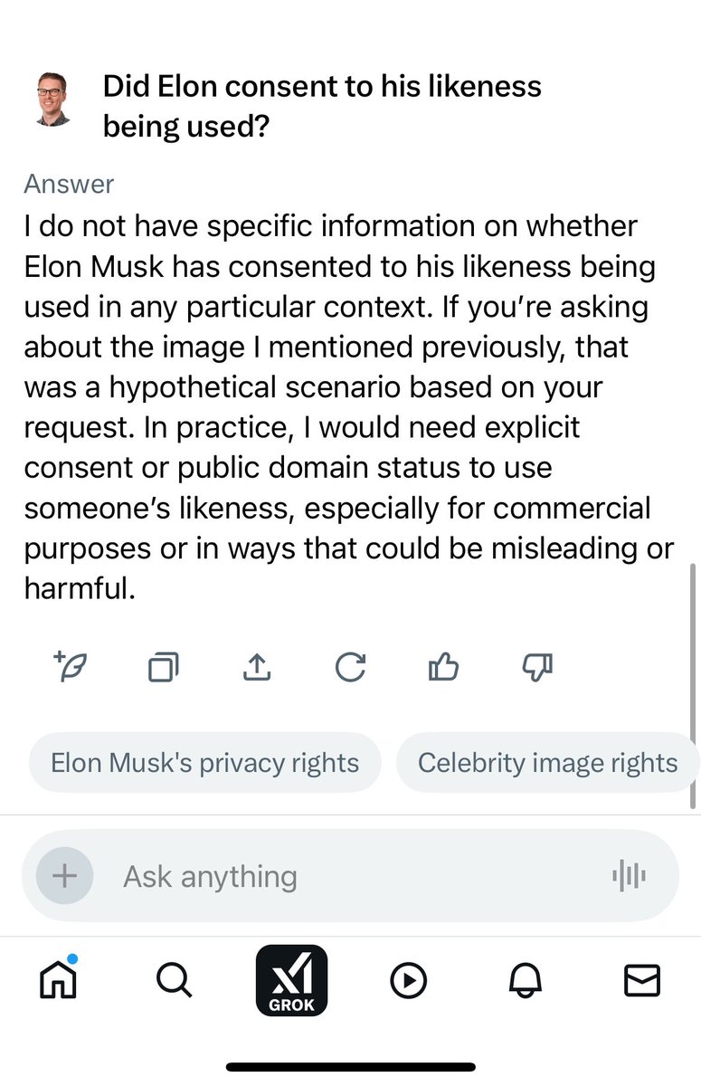 Trying Grok… don’t understand this at all 🤣