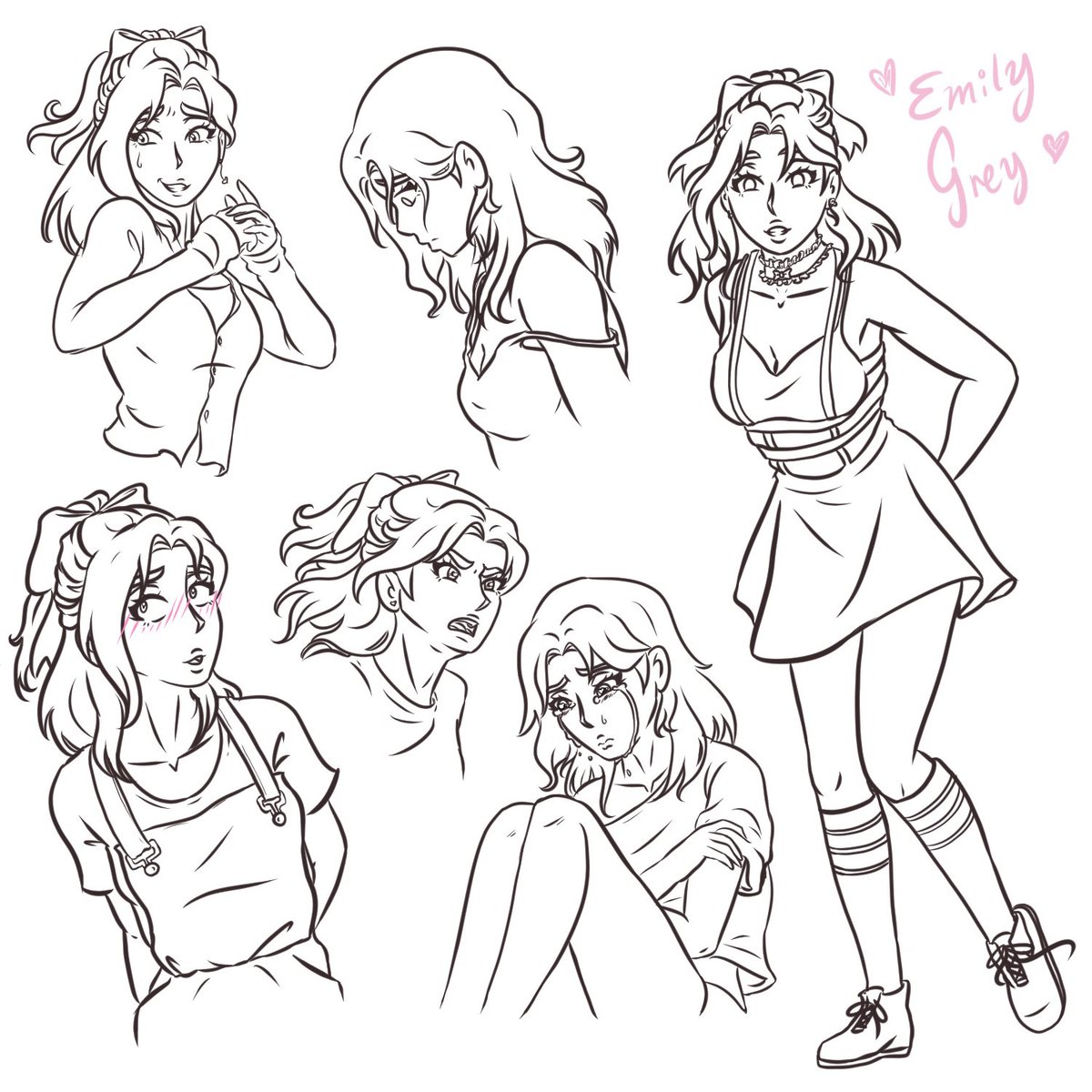 the_starstream's tweet photo. Character sheets of Jude Skylark, Darien Crowe, Emily Grey, and Song Min-Jun.
Artist: @Lady_Phinxy
Writer: @shelbyjchampion
#art #oc #writing #starstream #webcomic #webtoon #tapas #globalcomix #charactersheet #comics #comic https://t.co/ejE6YOcBhs